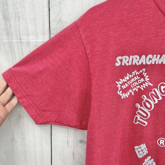 Ripple Junction MEDIUM Sriracha Hot Sauce Tee Shirt T-Shirt Red Short Sleeve - Picture 5 of 8